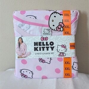 New‎ Hello Kitty Sanrio Women's Lounge Sleepwear Pajama Set 2-Piece XXL (22-24)